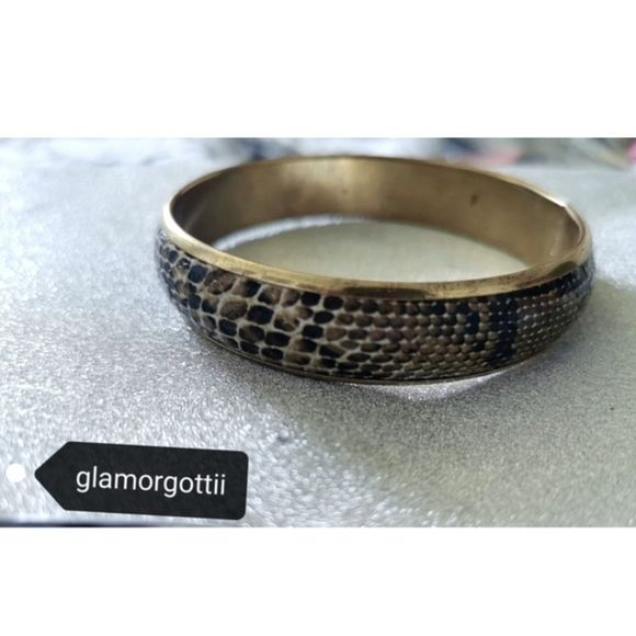 Vegan snakeskin bracelet - Picture 3 of 3